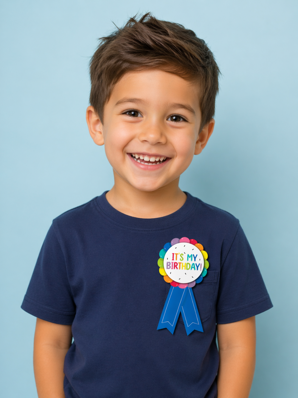 Giggle & Grow Rainbow Birthday Badge
