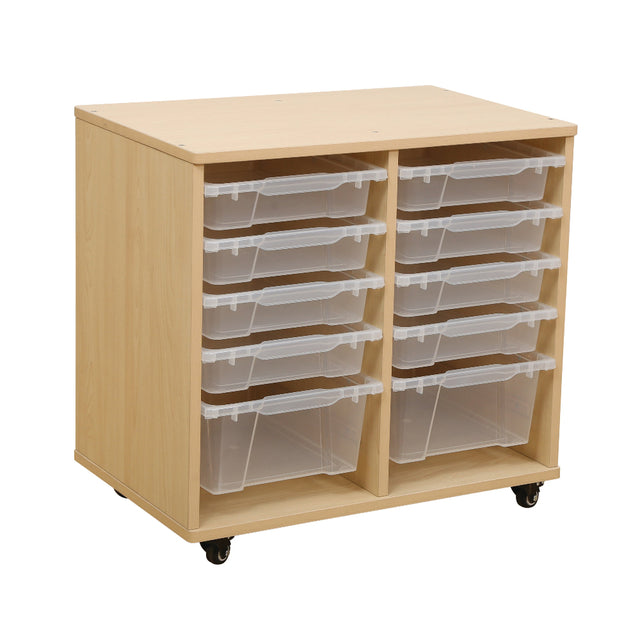 Natural Spaces Double Width Storage & Trays