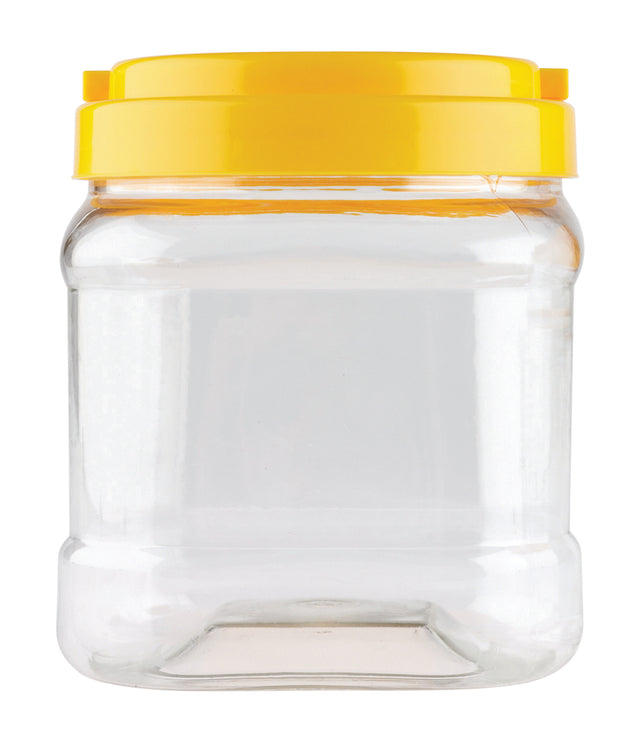 Clear Jar with Screw on Lid 1.5 Litre