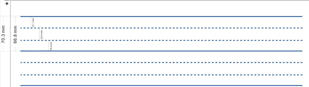 Magnetic Aussie Dotted Thirds