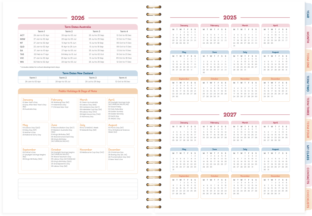 Elizabeth Richards Teacher Planner 2026 'Stronger Together'