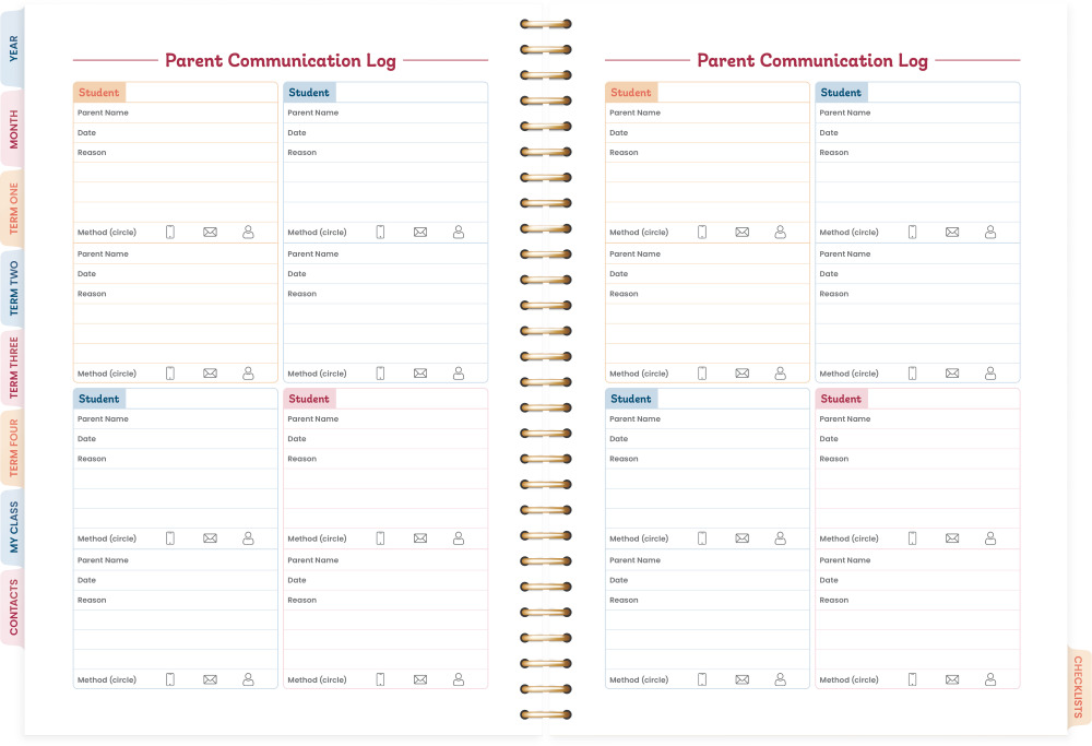 Elizabeth Richards Teacher Planner 2026 'Stronger Together'