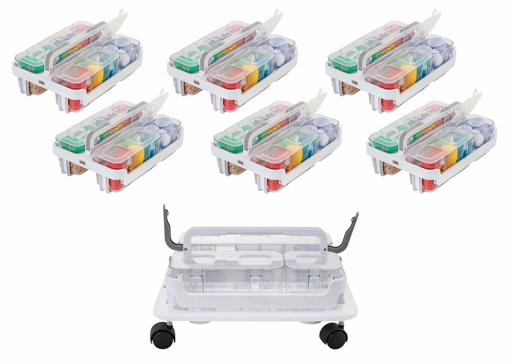 Deflecto Stackable Storage Caddy with Base