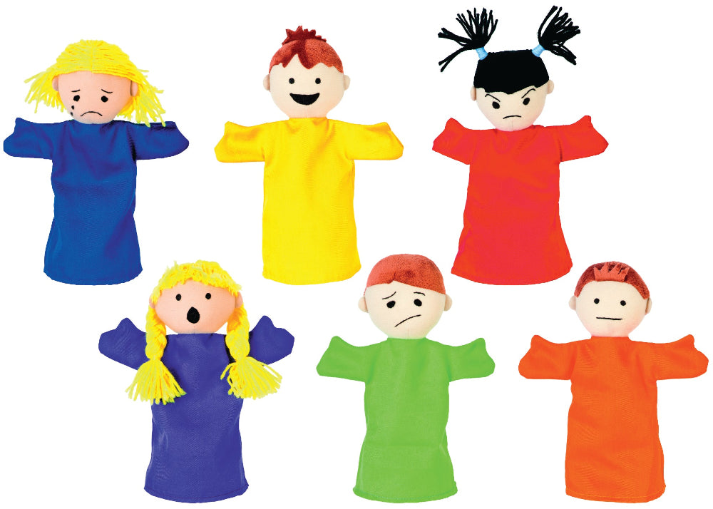 Emotions Puppets Set of 6