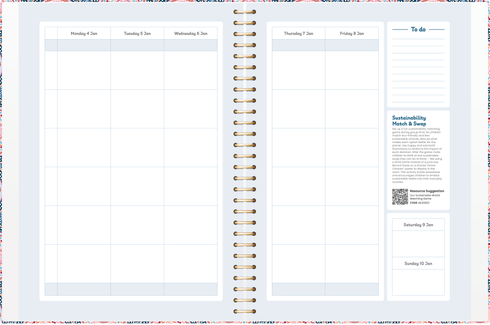 Early Years Planner 2026 'Sky'