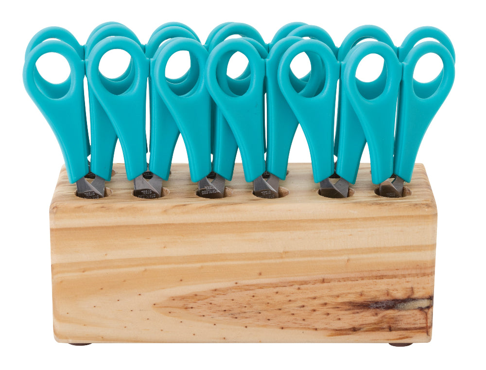 Teachables Scissor Block + 12 Scissors 14 cm