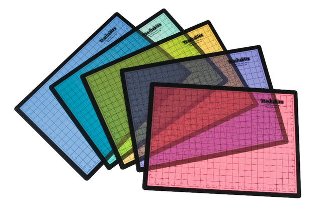 Teachables Easy Clean Messy Mats - Pack of 5