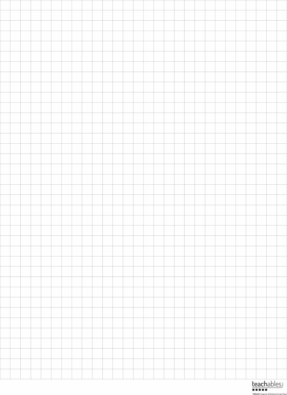 Magnetic Whiteboard Graph Sheet