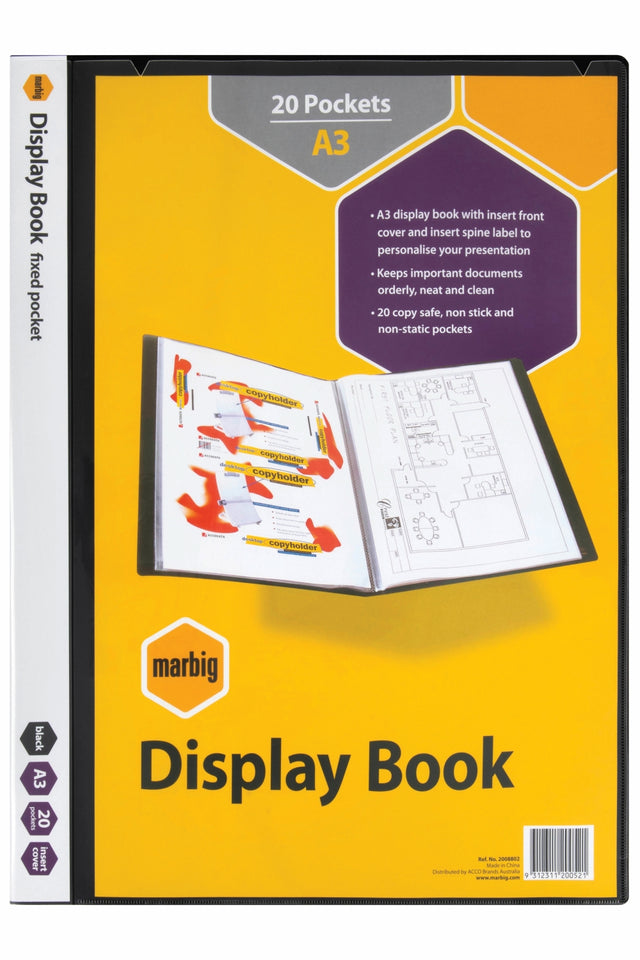 A3 Non-Refillable Display Book 20P