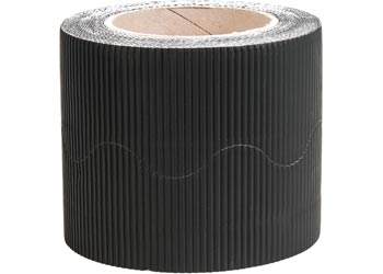 Corrugated Border Roll 60mm x 30m Black