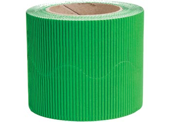Corrugated Border Roll 60mm x 30m Green