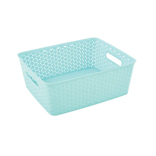 Teachables Storage Basket Knotted - Medium Teal