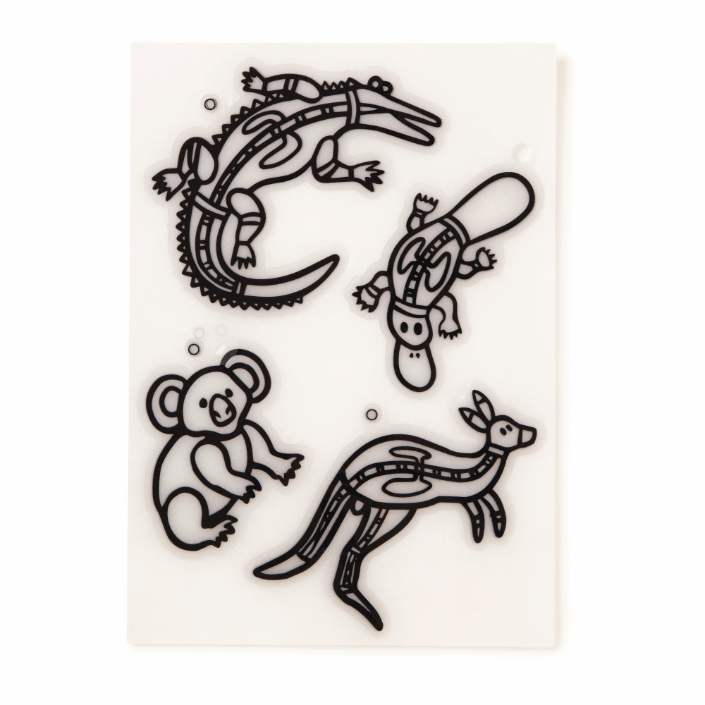 Luke Mallie Shrink Film Animals - 48 Pieces