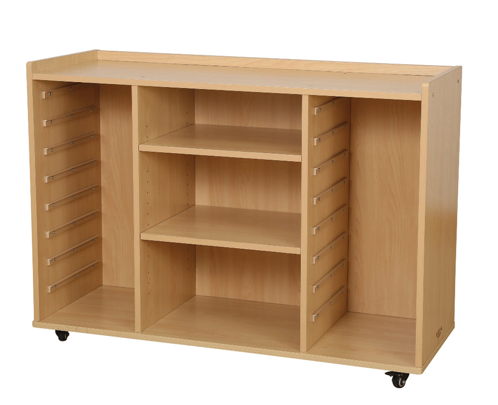 Natural Spaces Storage Unit with Whiteboard Panel
