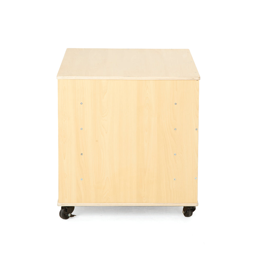 Natural Spaces Wooden Paper Storage Trolley