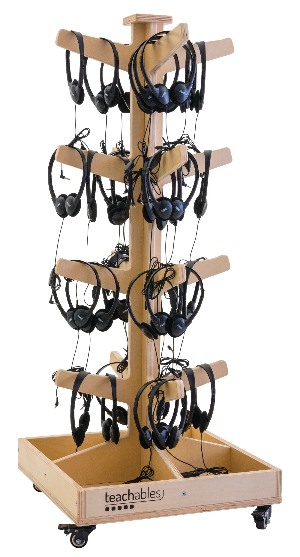 Headphone Tree with 30 Headsets