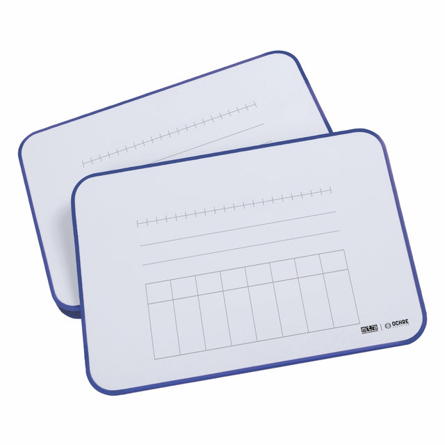 Ochre Magnetic Student Mini Whiteboard – Year 3-4 – Pack of 5