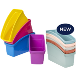 Plastic Book and Storage Tubs
