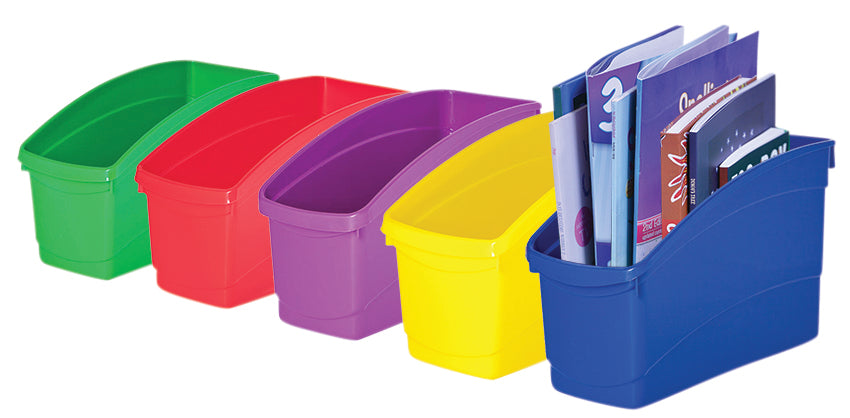 Plastic Book and Storage Tubs