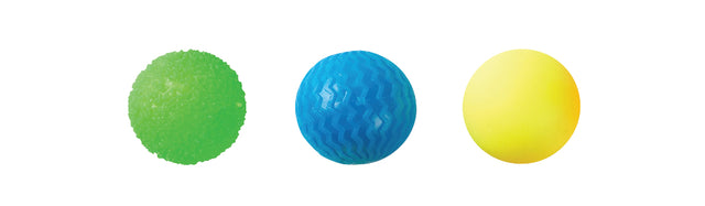Sensory Sprouts Mindful Monster Balls - Green Blue Yellow