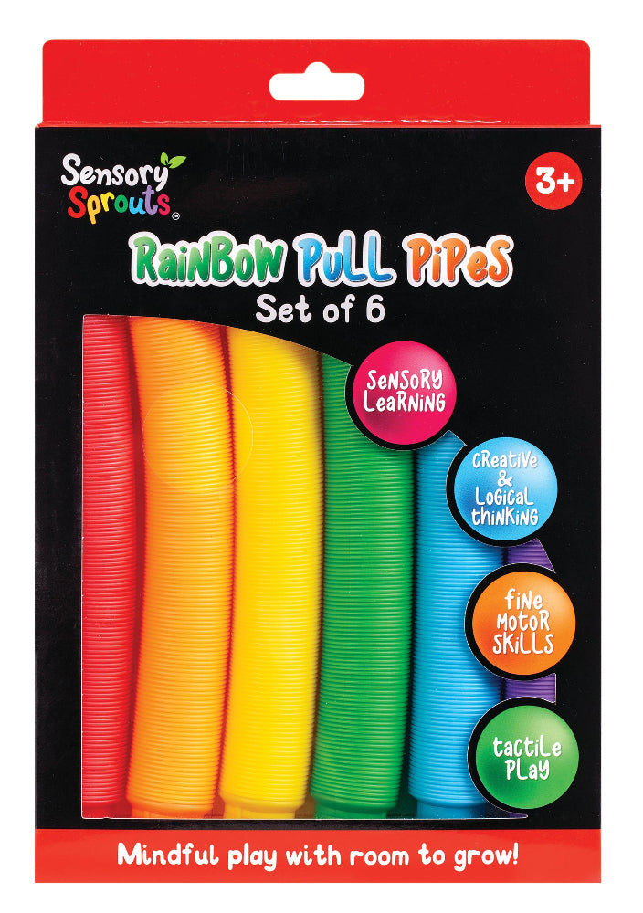 Sensory Sprouts Rainbow Pull Pipes