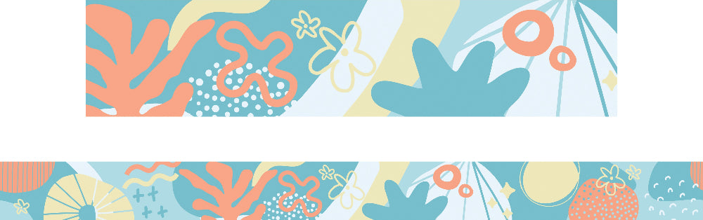 Coastal Breeze Abstract Border – Pack of 12