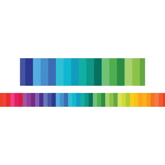 Rainbow Stripes Border – Pack of 12