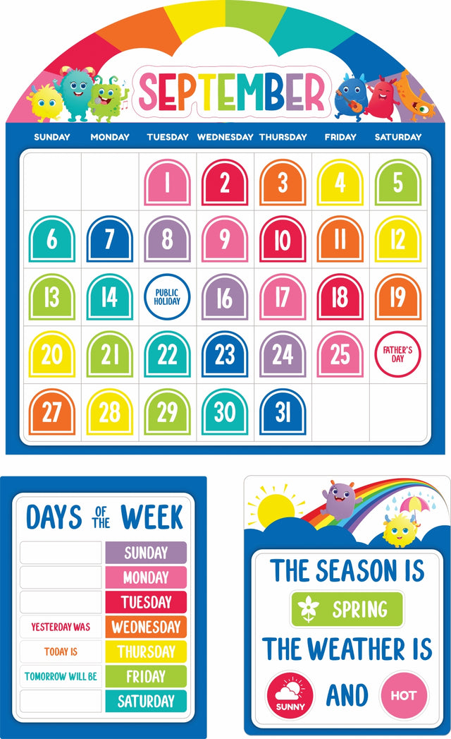 Giggle & Grow Calendar Bulletin Board Set