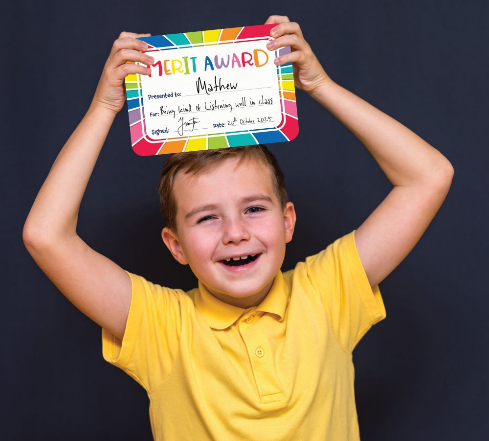 Giggle & Grow Merit Award Certificates - Pack of 30