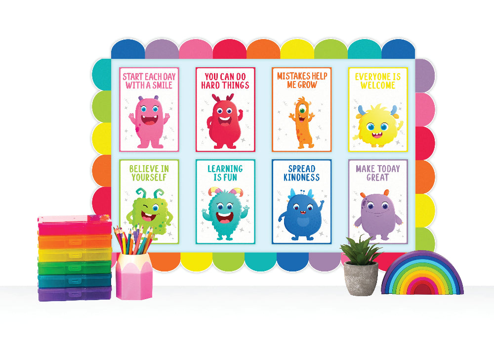 Giggle & Grow Motivational Poster - Set of 8
