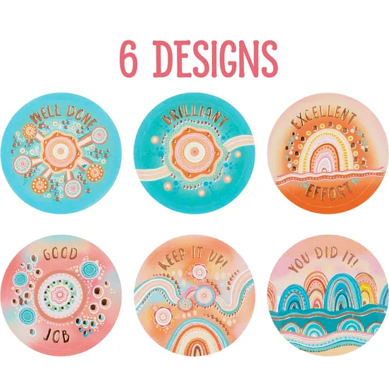 Sacred Country Foil Merit Stickers - Pack of 72