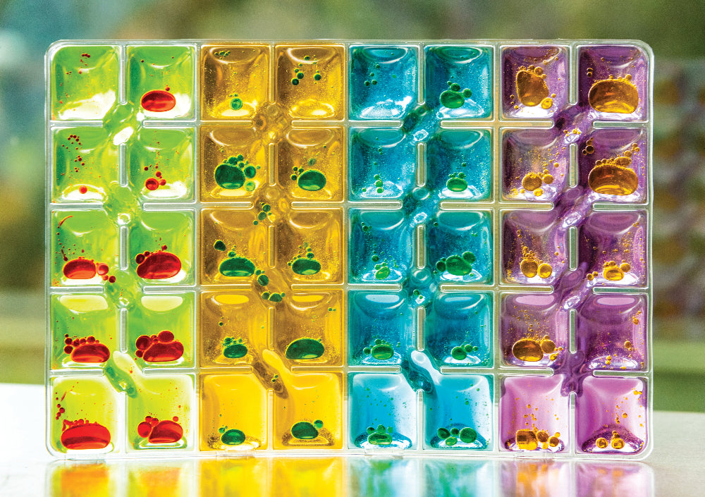 Teachables Rainbow Squares Sensory Pads
