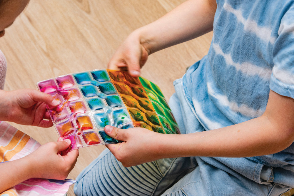 Teachables Rainbow Squares Sensory Pads
