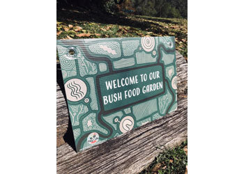 Bush Foods Sign