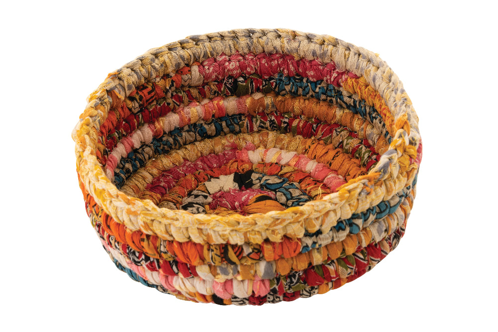 Fair Trade - Recycled Sari Dori Bowl - 27cm