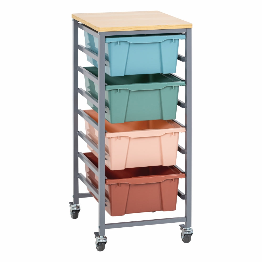 Single Tote Tray Trolley Kits