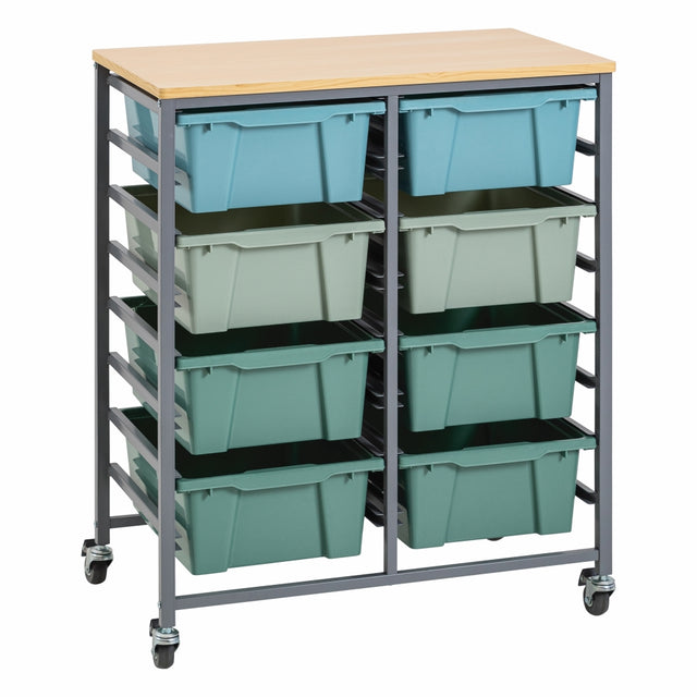 Double Tote Tray Trolley Kits