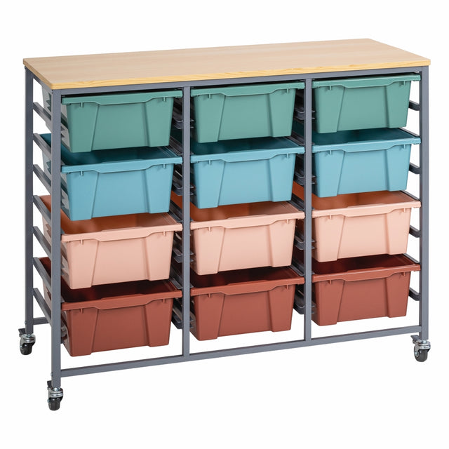 Triple Tote Tray Trolley Kits