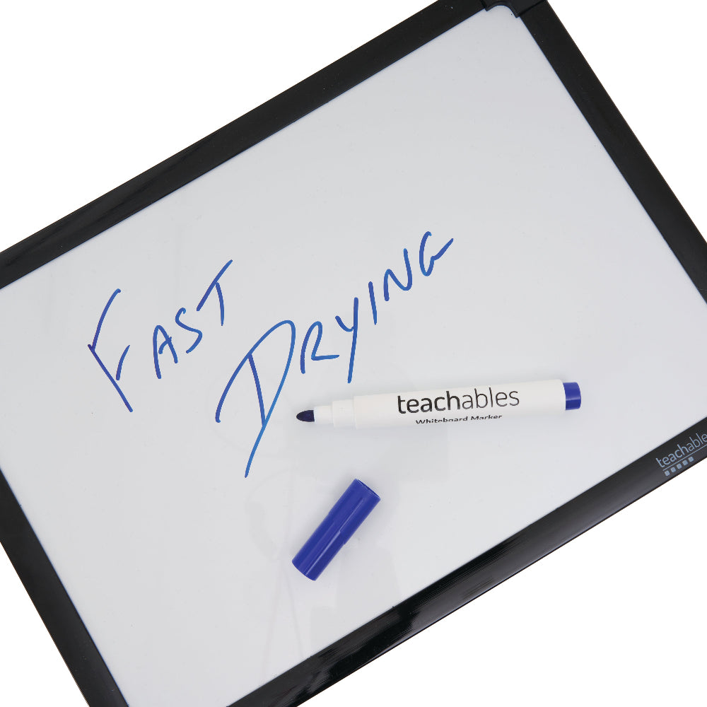 Teachables Whiteboard Markers Bullet Blue - Pack of 12