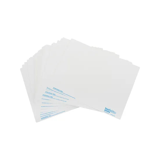 Teachables Blank Mini Whiteboard - Pack of 30