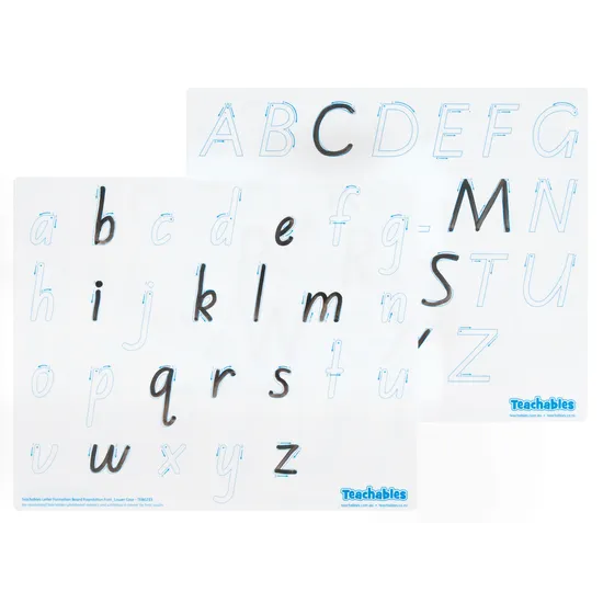 Teach Alphabet Foundation Mini Whiteboards - PK30