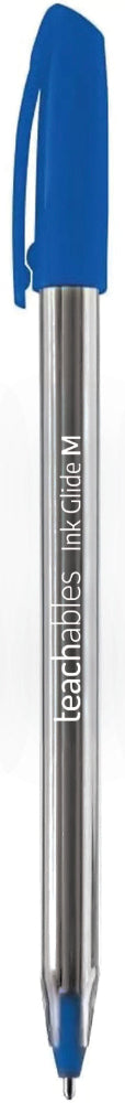 Ink Glide Ballpoint Pens Blue - Pack of 10