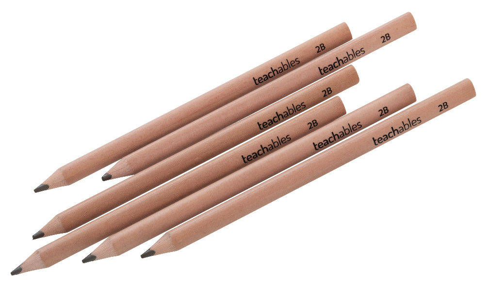 Teachables Triangular Jumbo Pencils  2B