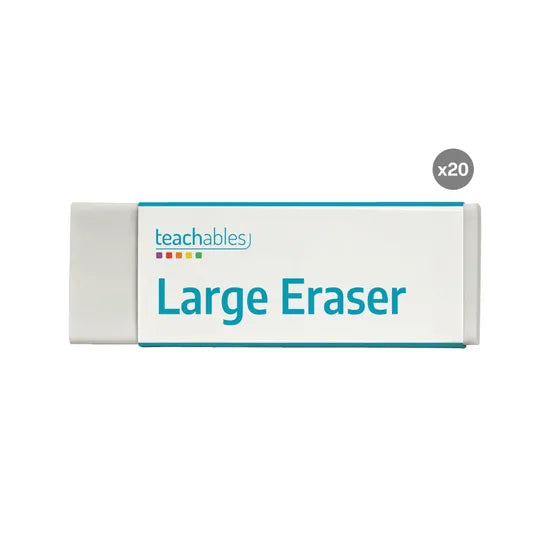 Teachables Eraser Large - Pack of 20