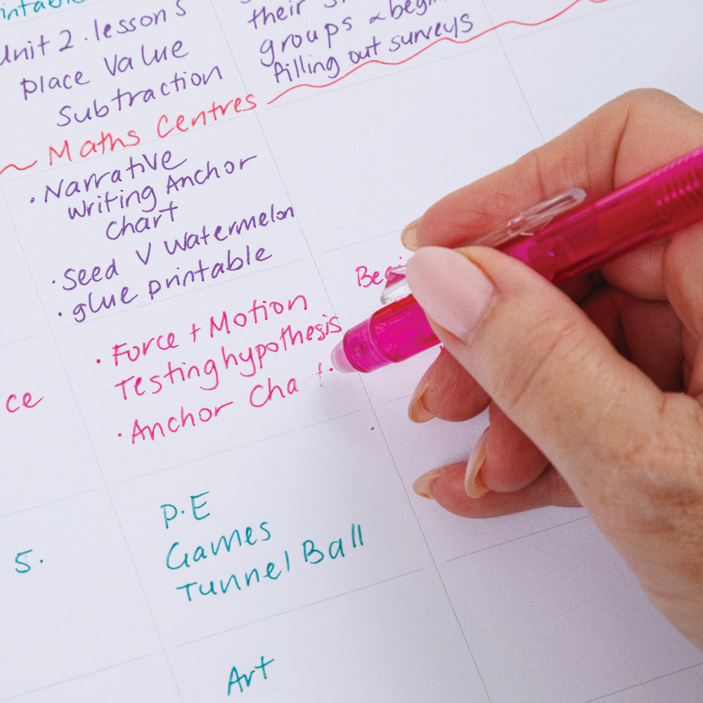 Erasable Gel Pens Asst - Pack of 6