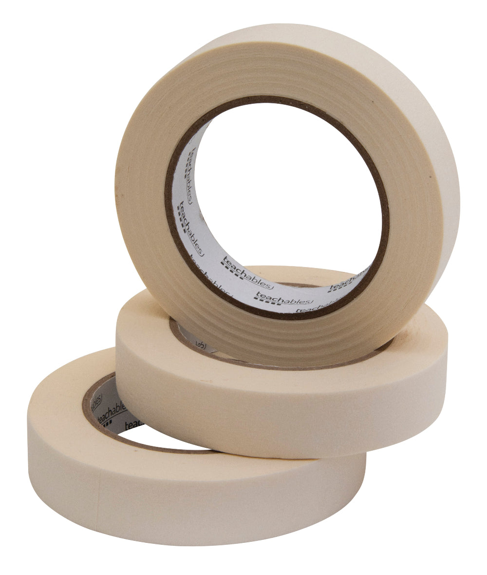 Teachables Masking Tape 24mm x 50m - Pack of 3