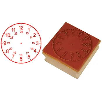 Stamp Clock 24hrs 50mm