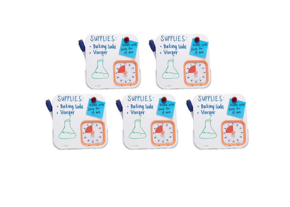 Time Timer MOD with Dry Erase Board – Set of 5