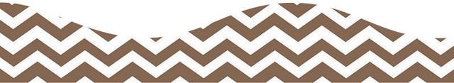 Choc Chevron Big Mag Border