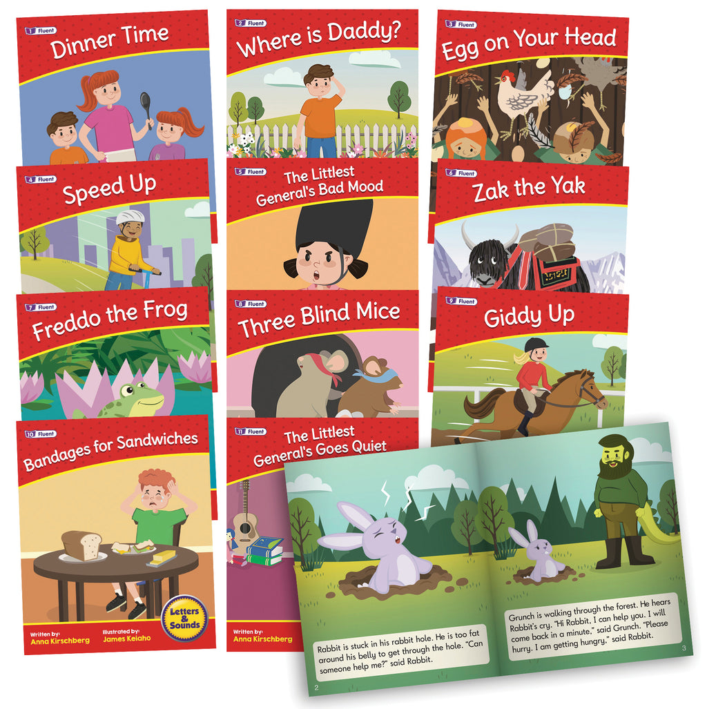 Decodable Readers Fiction Set 2 Phase 6: Spelling